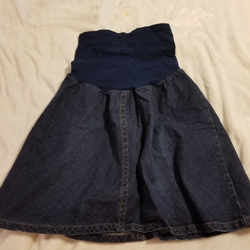 Motherhood Maternity denim skirt